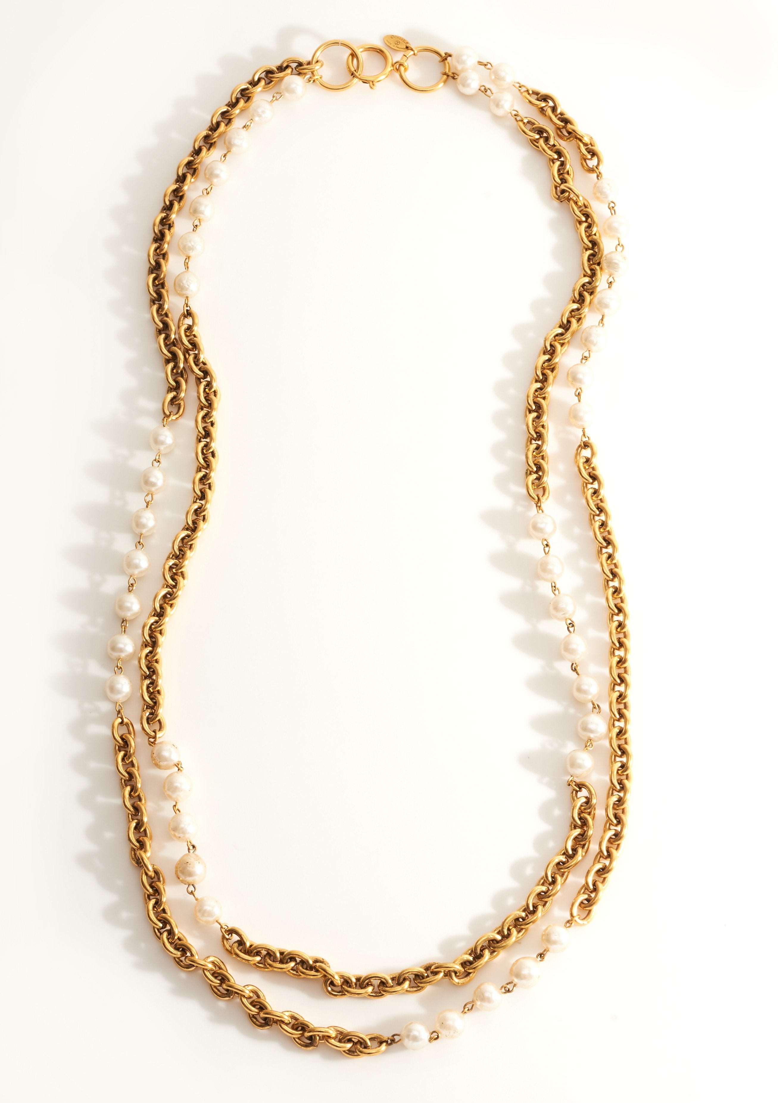 Chanel Vintage Rolo Chain Necklace