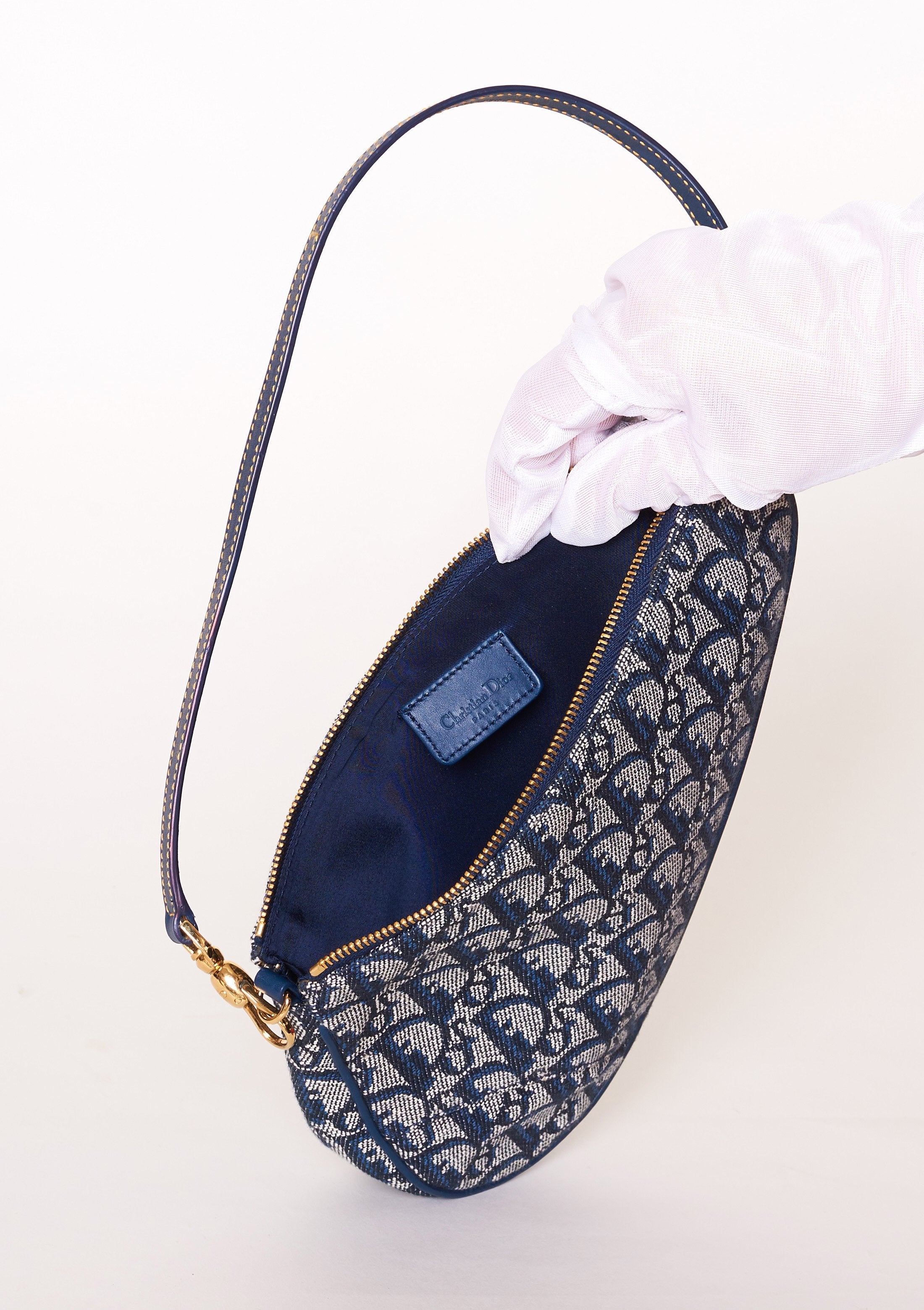 Dior, Bags, Christian Dior Vintage Diorissimo Saddle Pochette