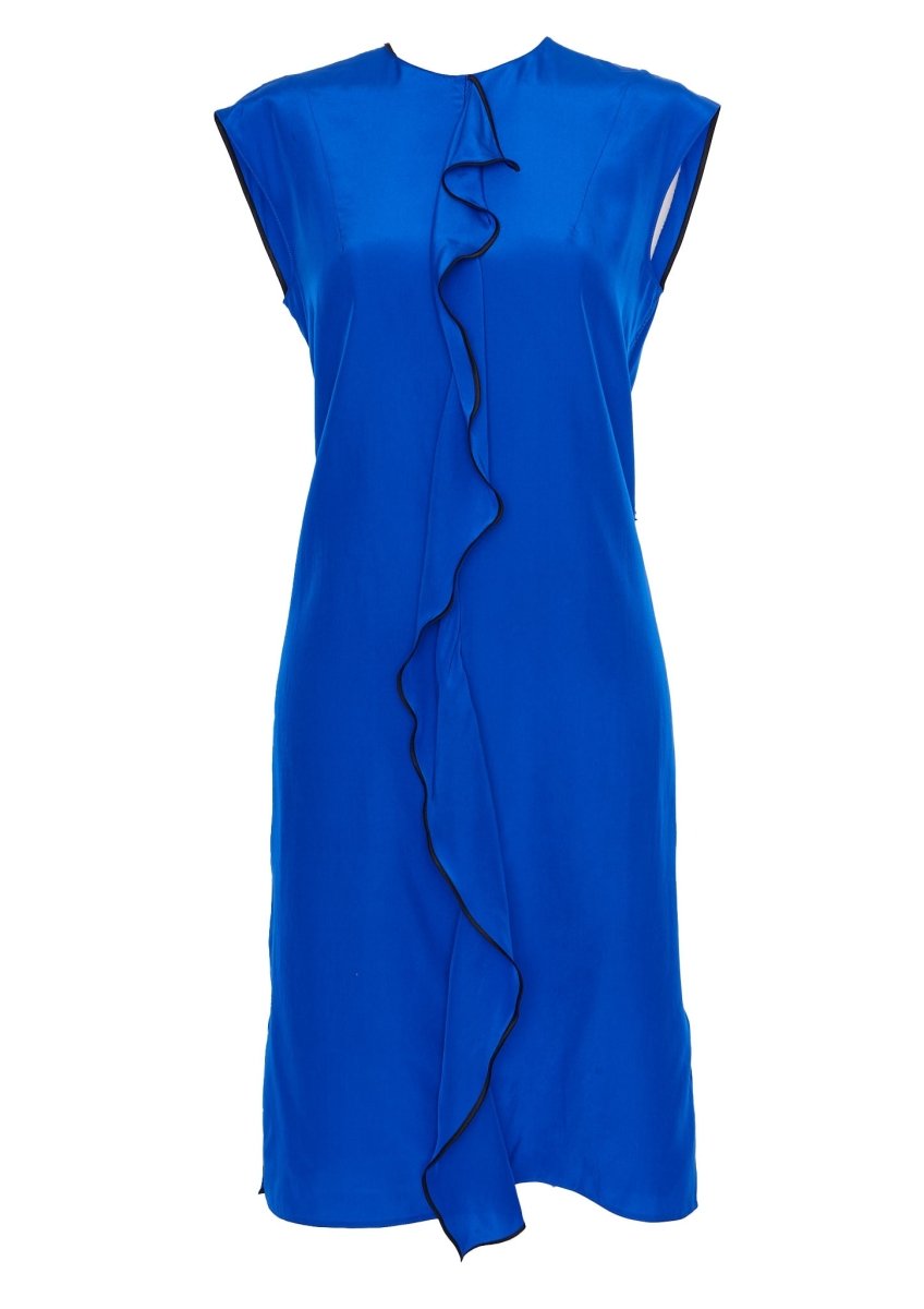 Louis Vuitton Blue, Pattern Print 2019 Mini Dress US4, FR36 | S