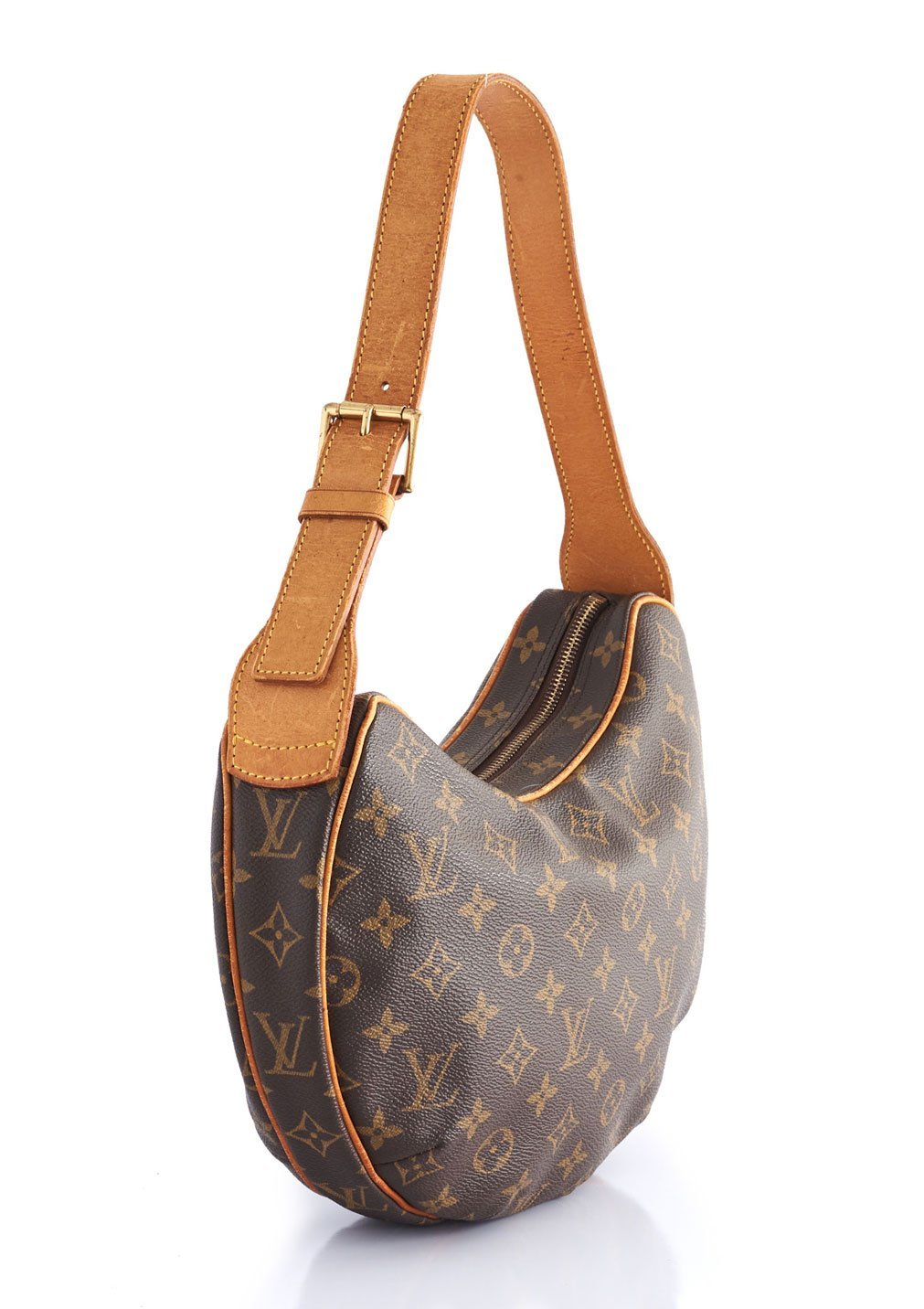 Louis Vuitton 2002 Croissant Mm Shoulder Bag in Brown