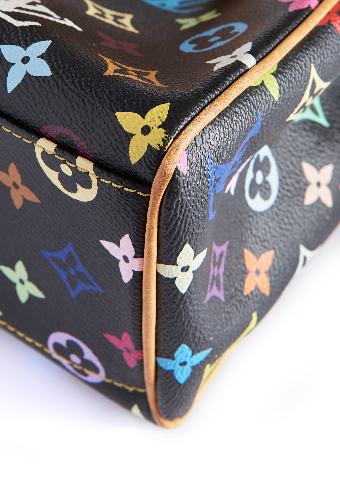 Louis Vuitton Black Multicolor Aurelia MM Shoulder Bag