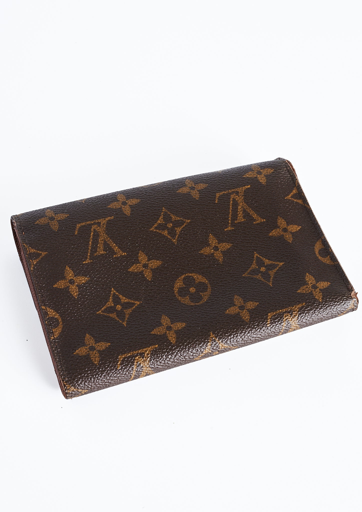 Louis Vuitton Monogram Leather Checkbook Wallet