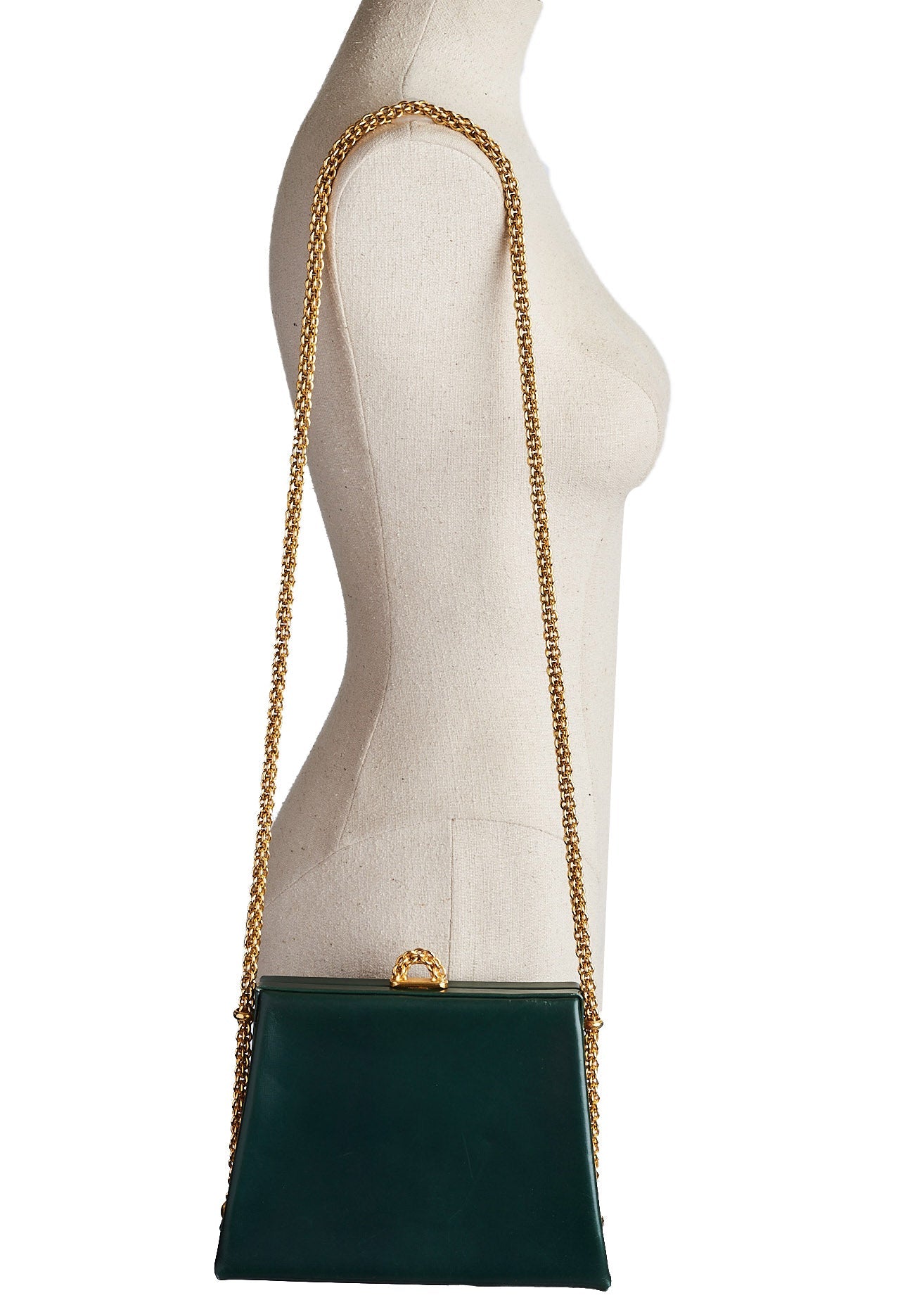 Louis Vuitton Paloma Embellished Leather Chain Clutch Bag